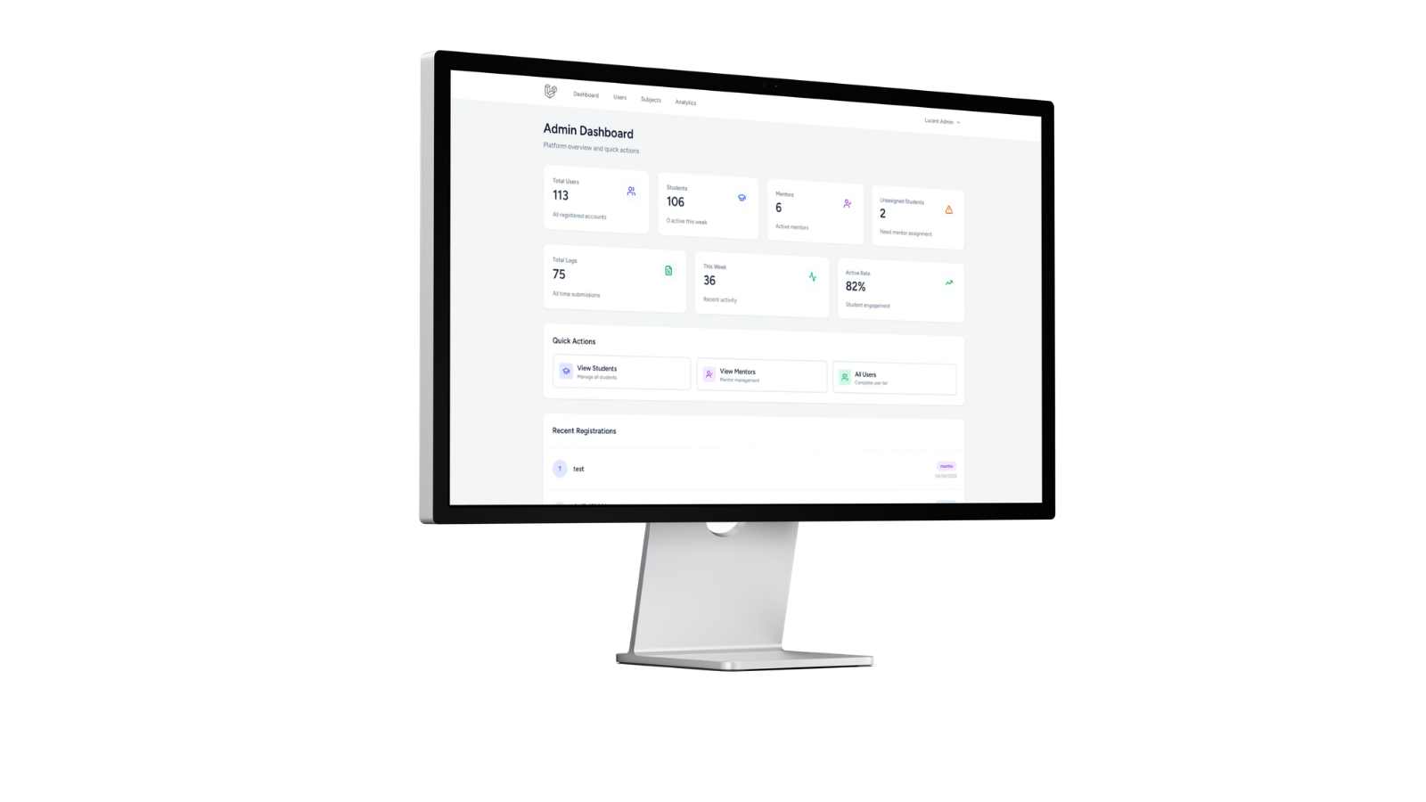 Lucent Mentorship Portal